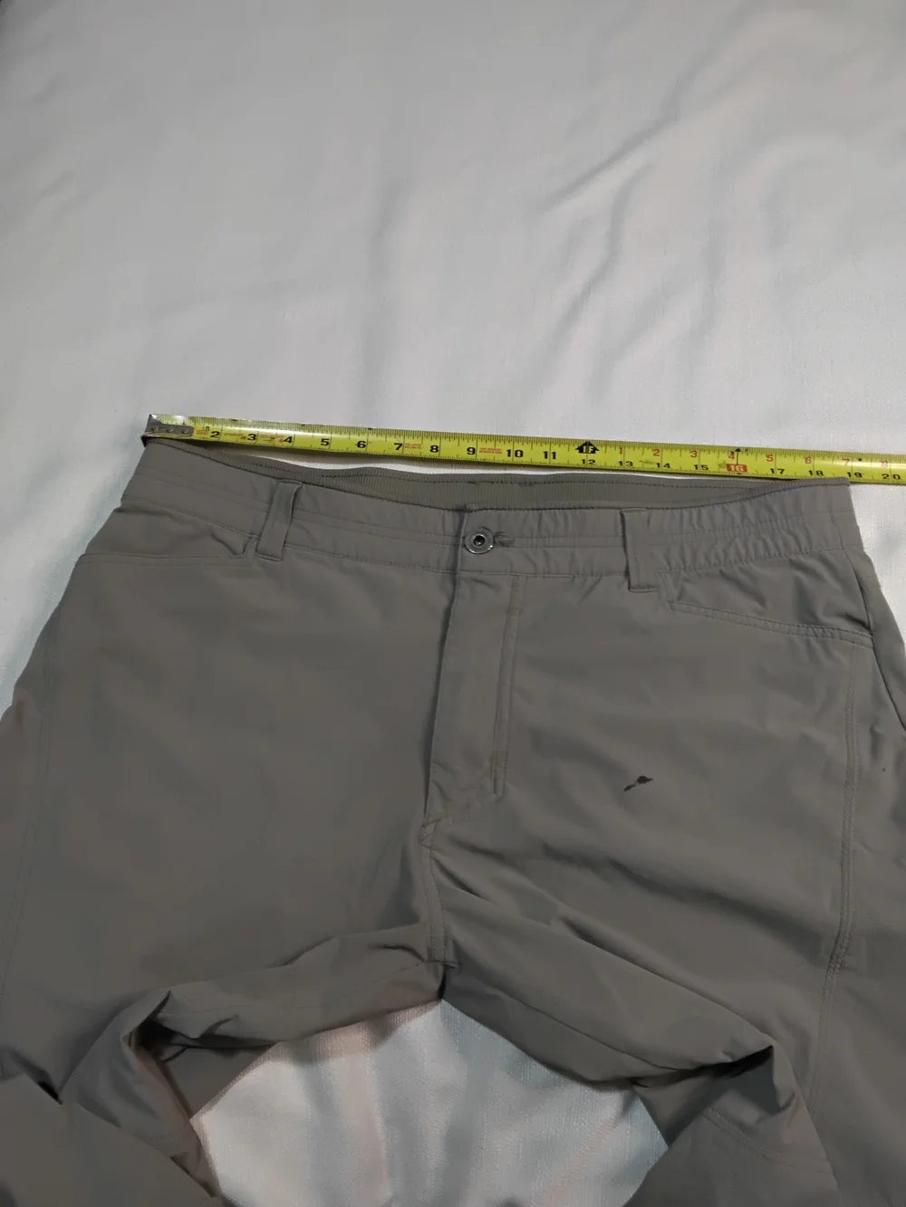 Kuhl Deceptr Men's Chino-Style Pants in Taupe Gray Sz 38x32 Outdoor Hiking Nylon